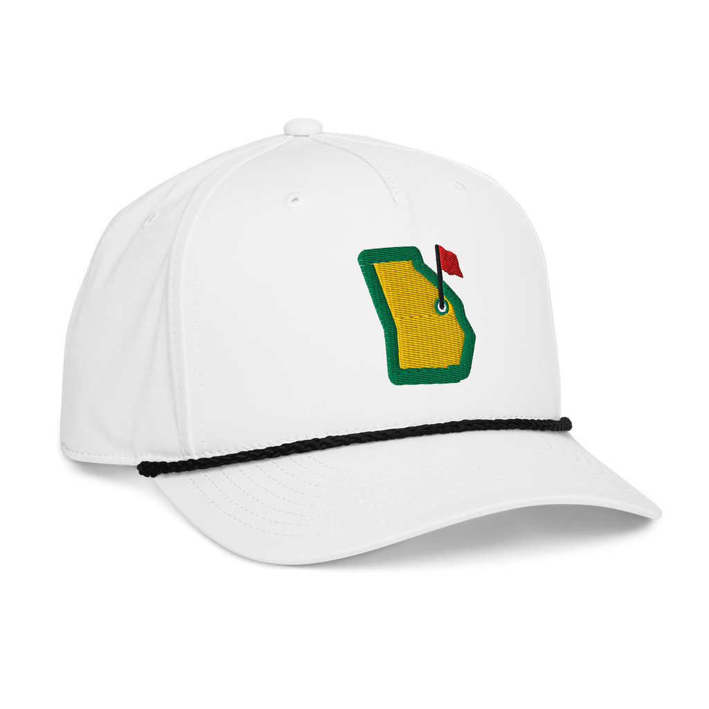 (White) Augusta, GA Rope Hat