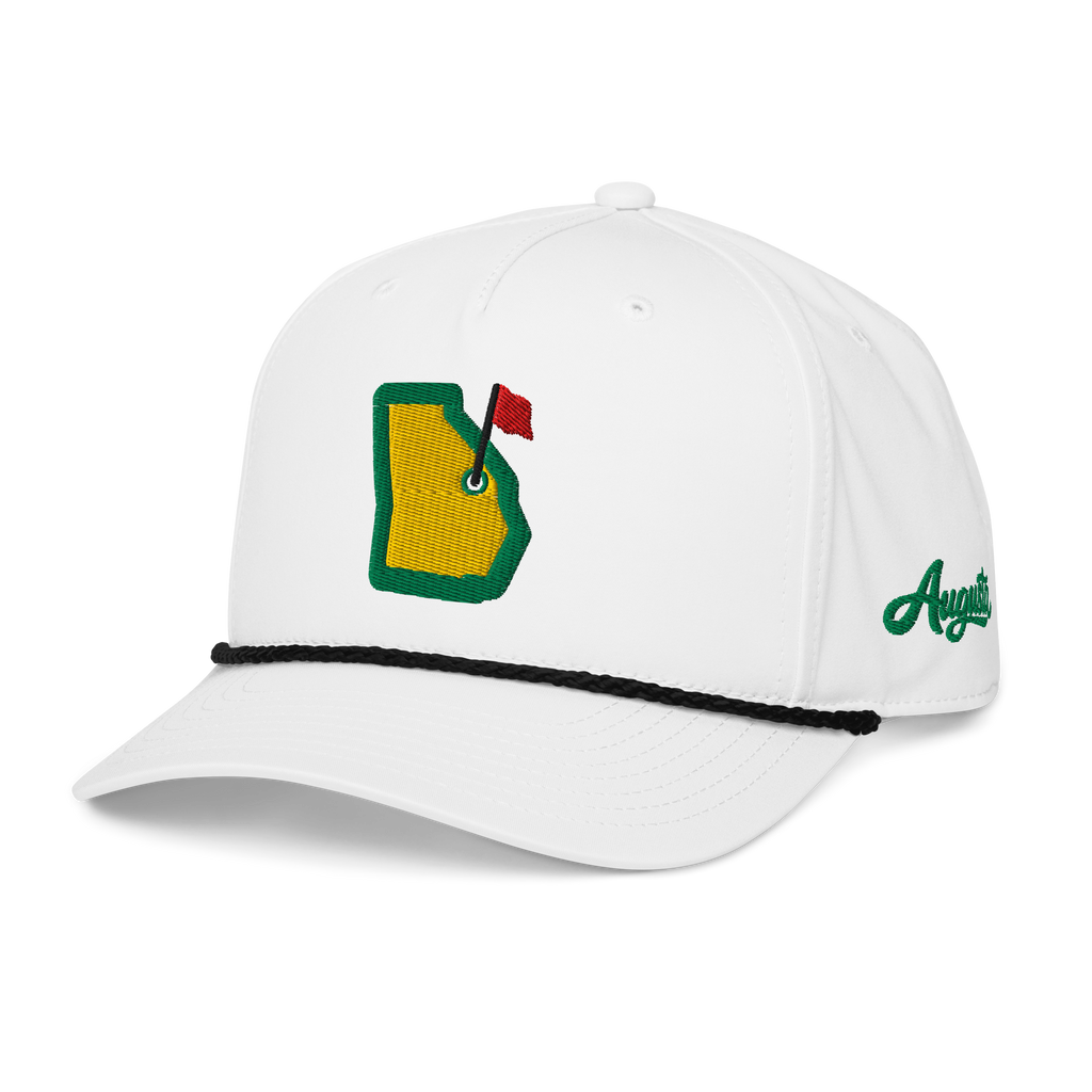 (White) Augusta, GA Rope Hat