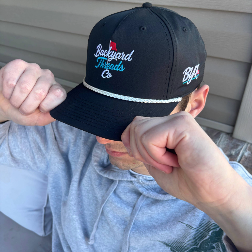 "Backyard Threads Co" Rope Hat
