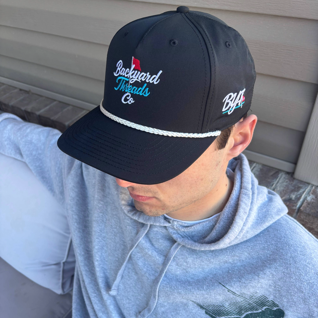 "Backyard Threads Co" Rope Hat