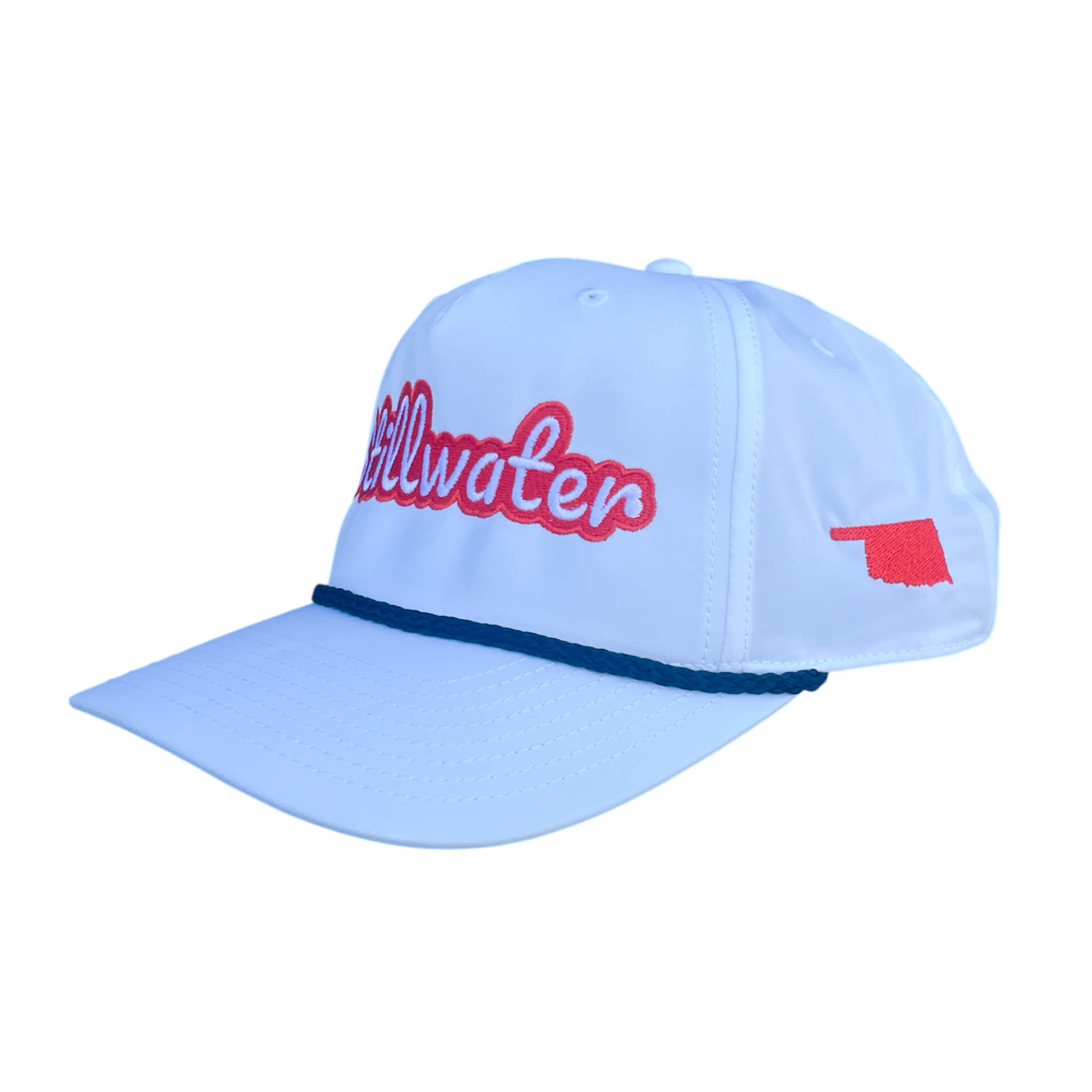 (White) Stillwater, Ok Rope Hat