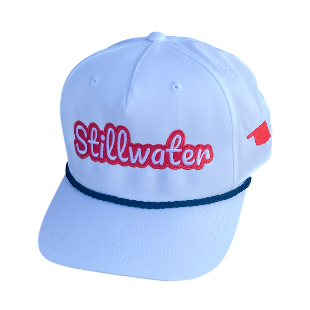 (White) Stillwater, Ok Rope Hat