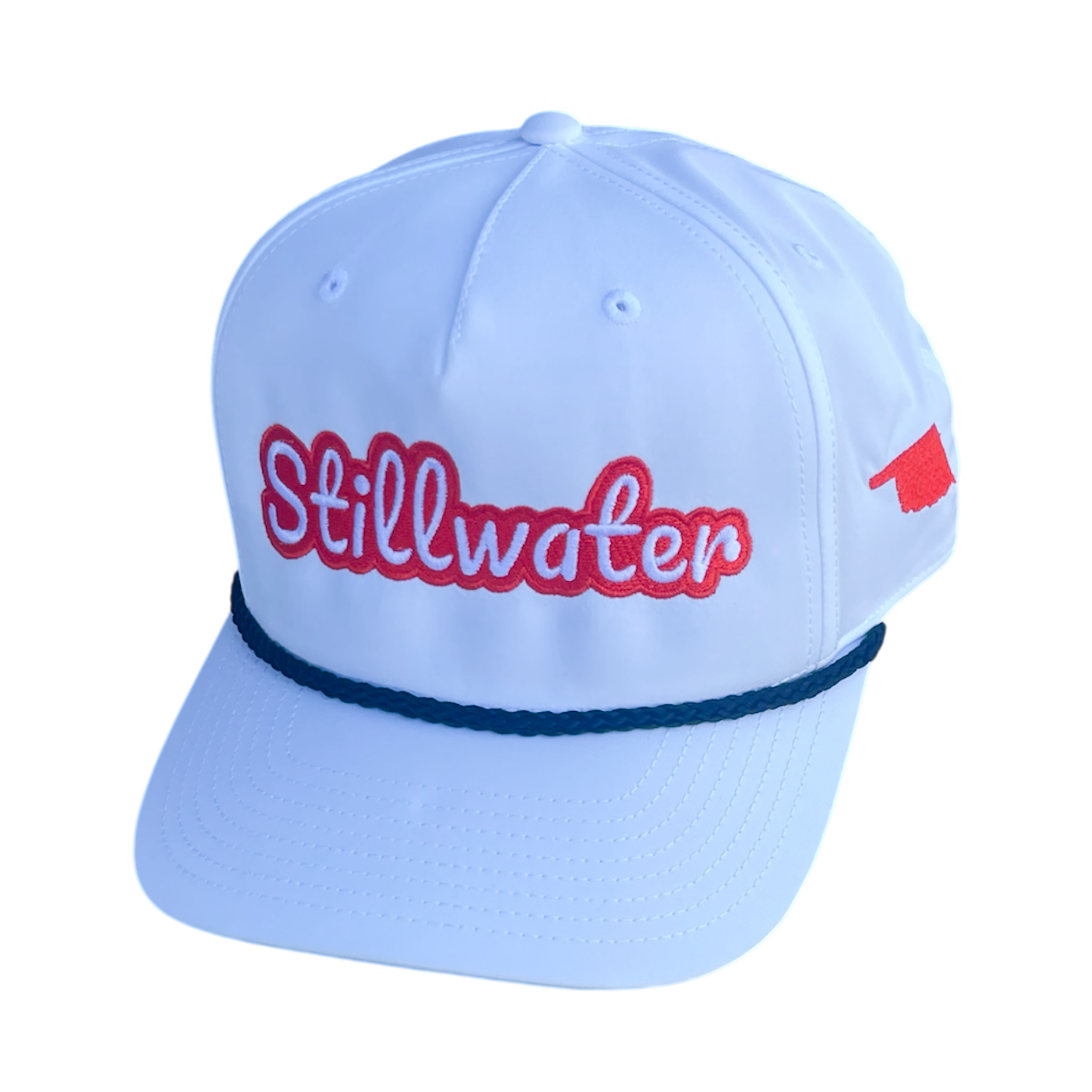 (White) Stillwater, Ok Rope Hat