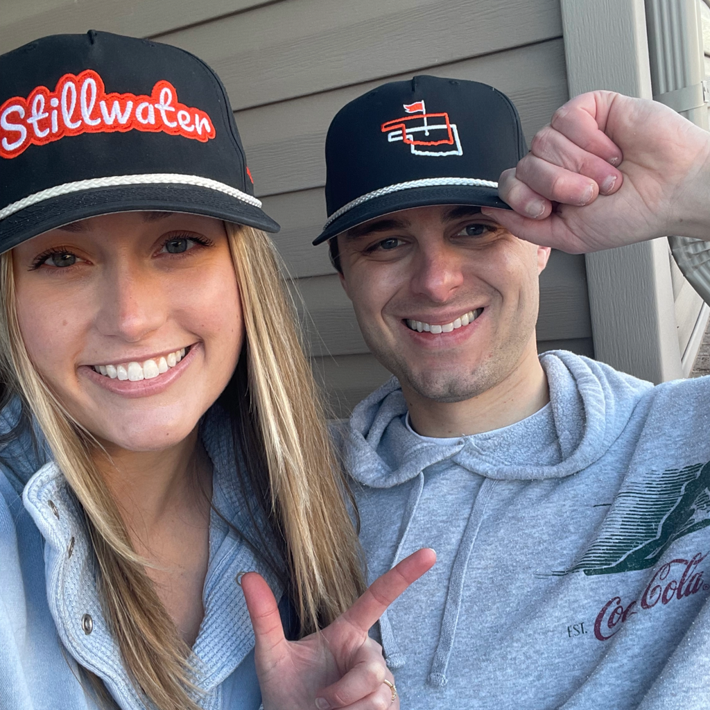 (Black) Stillwater, OK Rope Hat