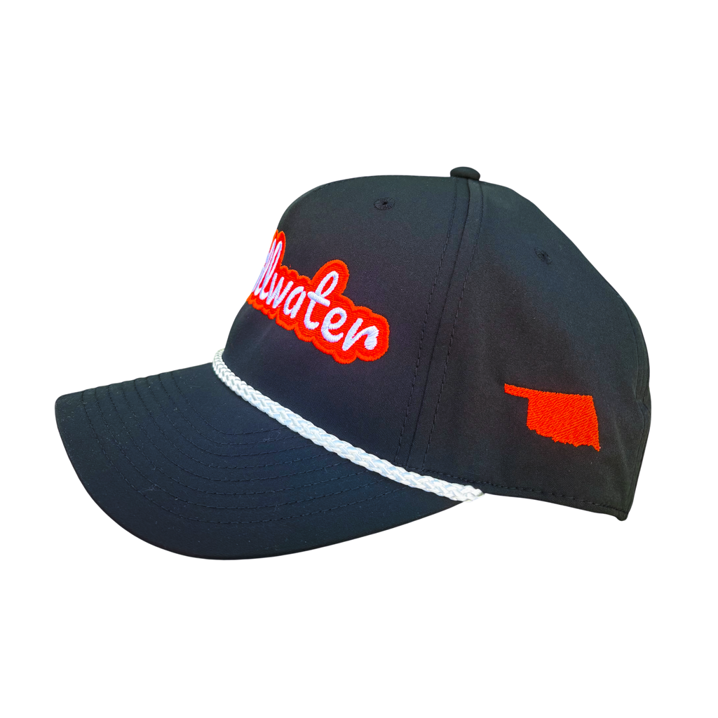 (Black) Stillwater, OK Rope Hat