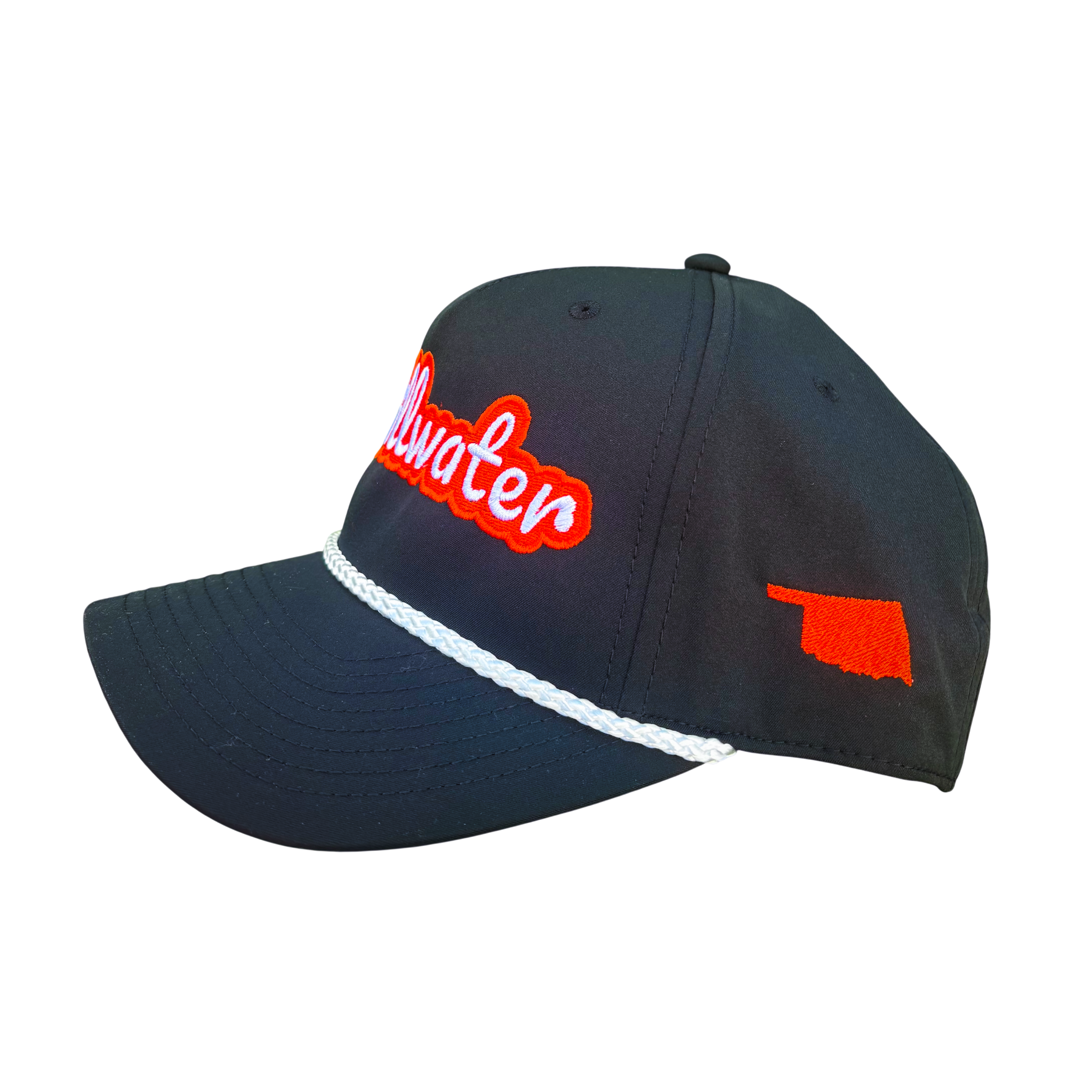 (Black) Stillwater, OK Rope Hat