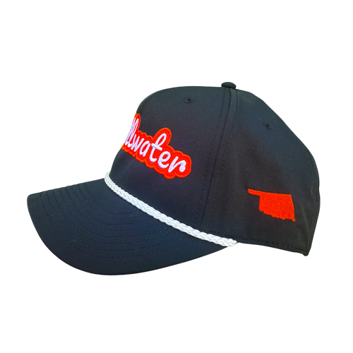 (Black) Stillwater, OK Rope Hat