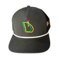 (Black) Augusta Georgia Rope Hat