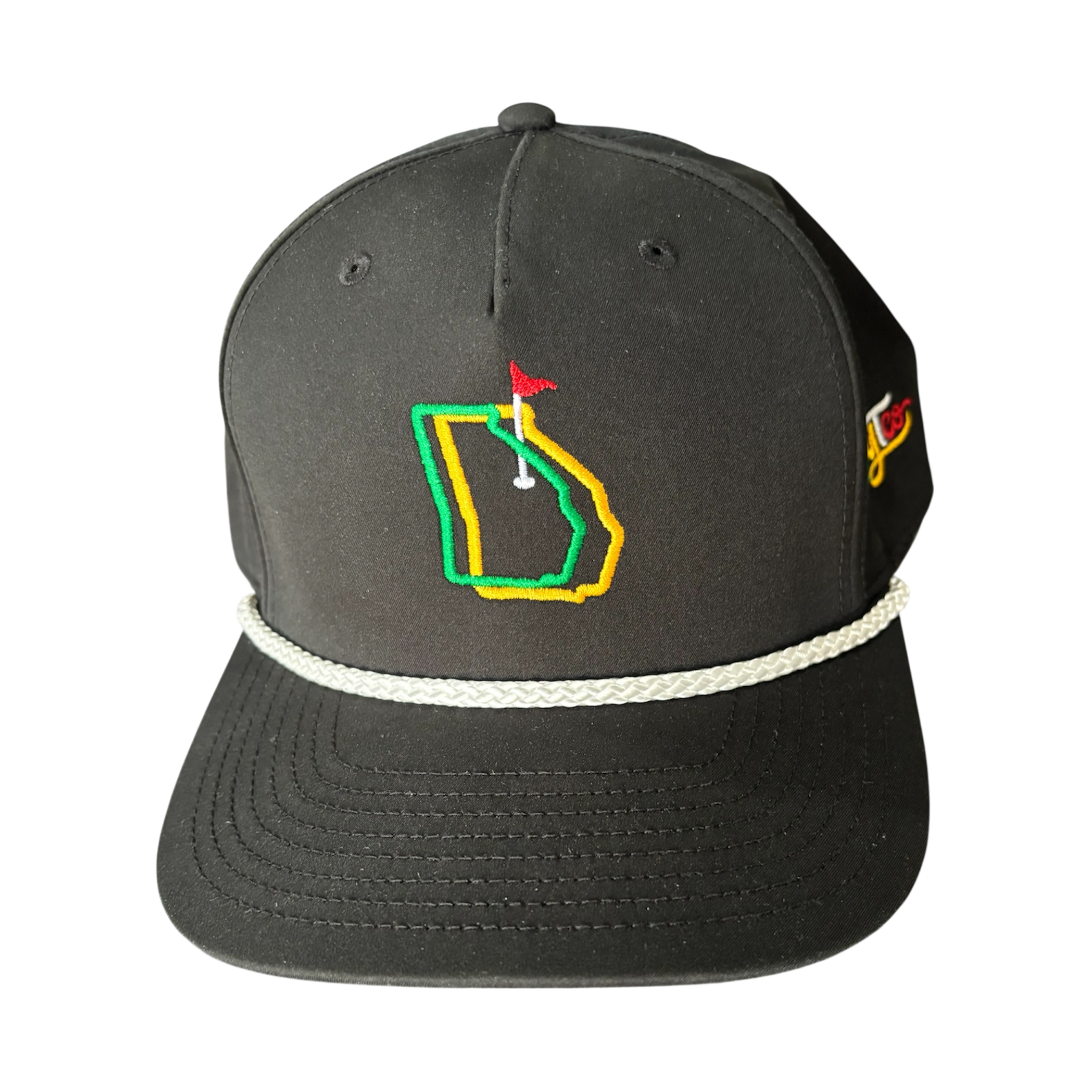 (Black) Augusta Georgia Rope Hat