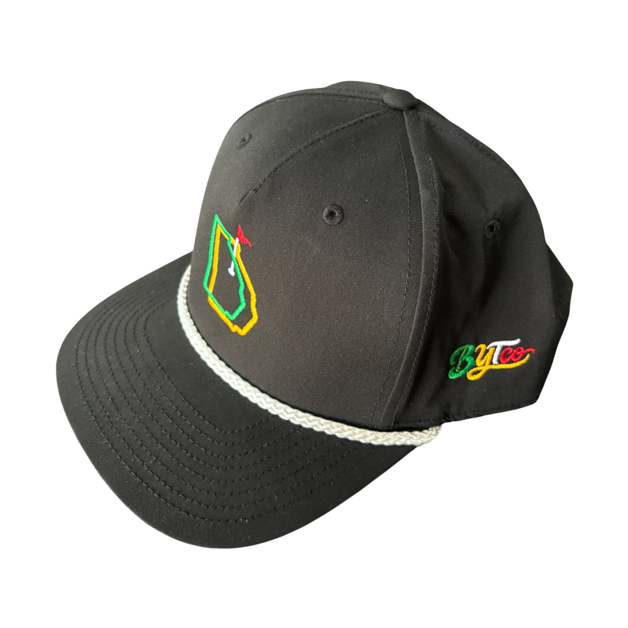 (Black) Augusta Georgia Rope Hat