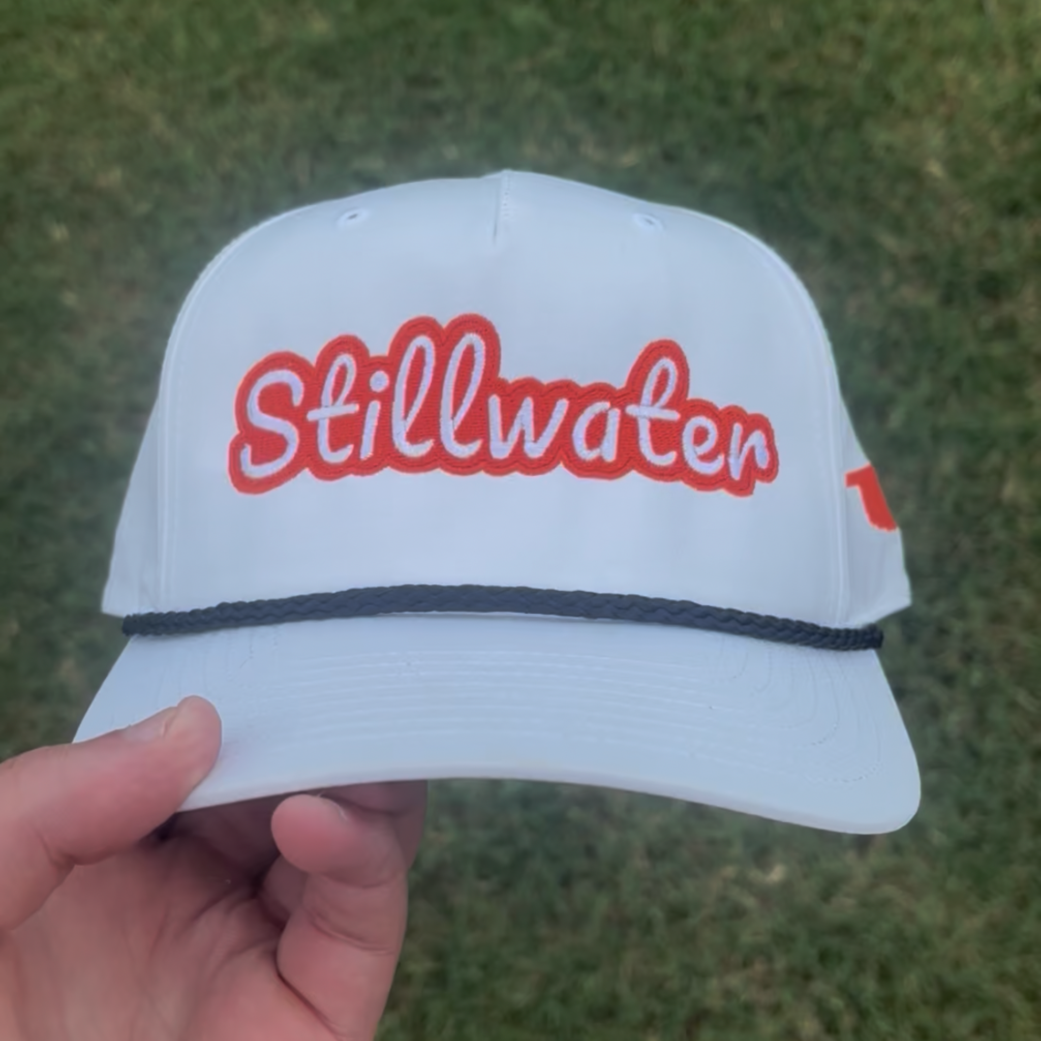 (White) Stillwater, Ok Rope Hat